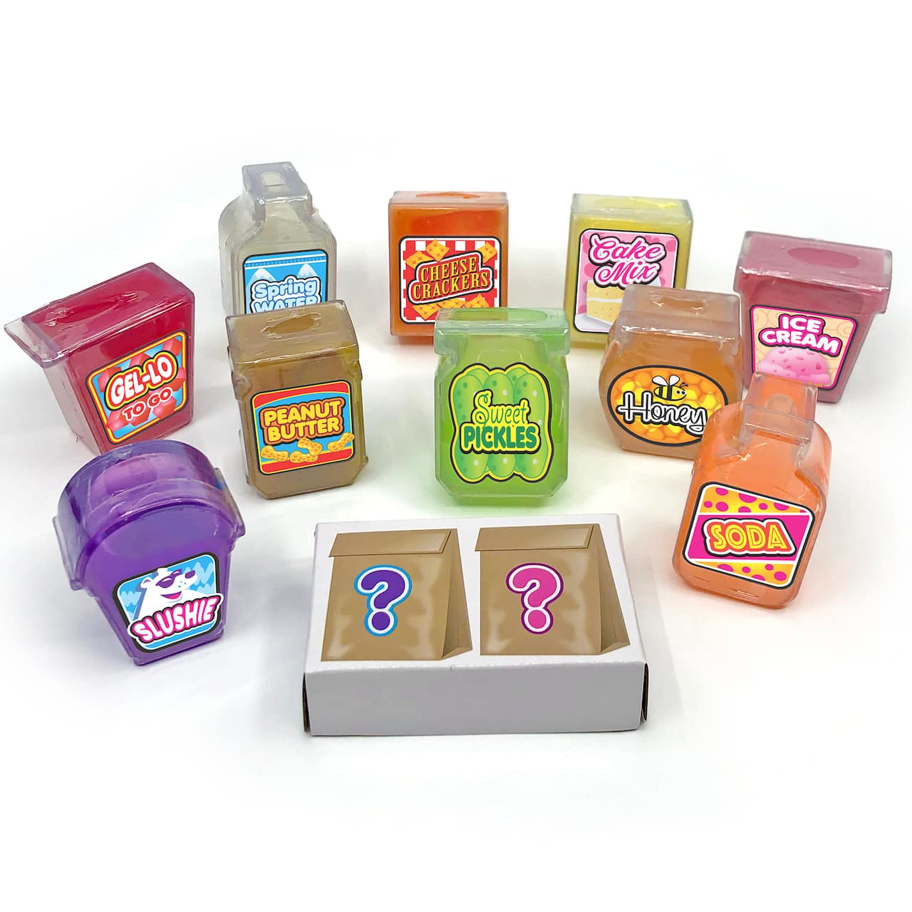 Cra-Z-Slimy® Mini Mania™ Slimy Food Scented Slime Set